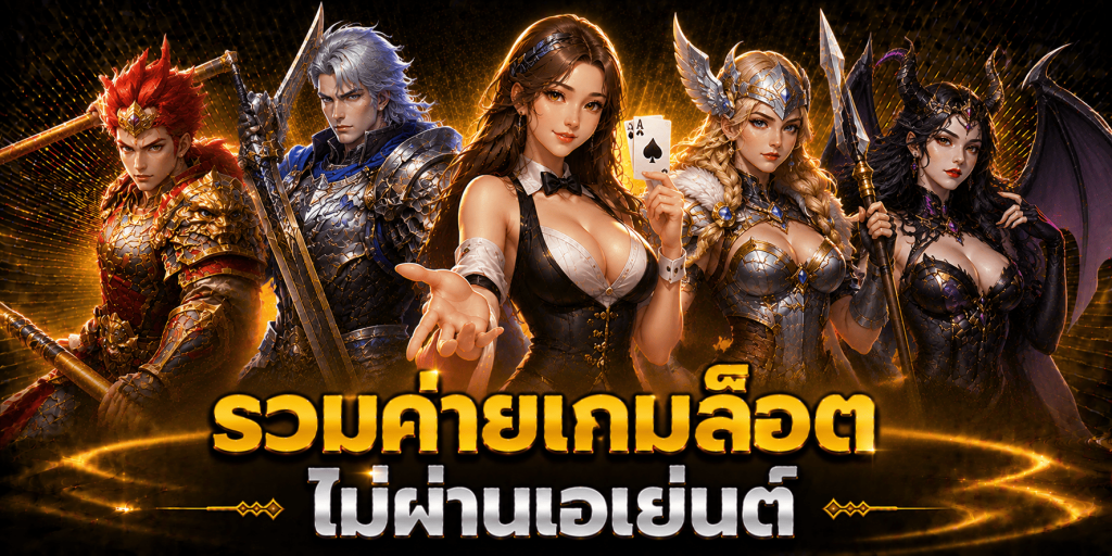 รวมค่ายเกมสล็อต ไม่ผ่านเอเย่นต์