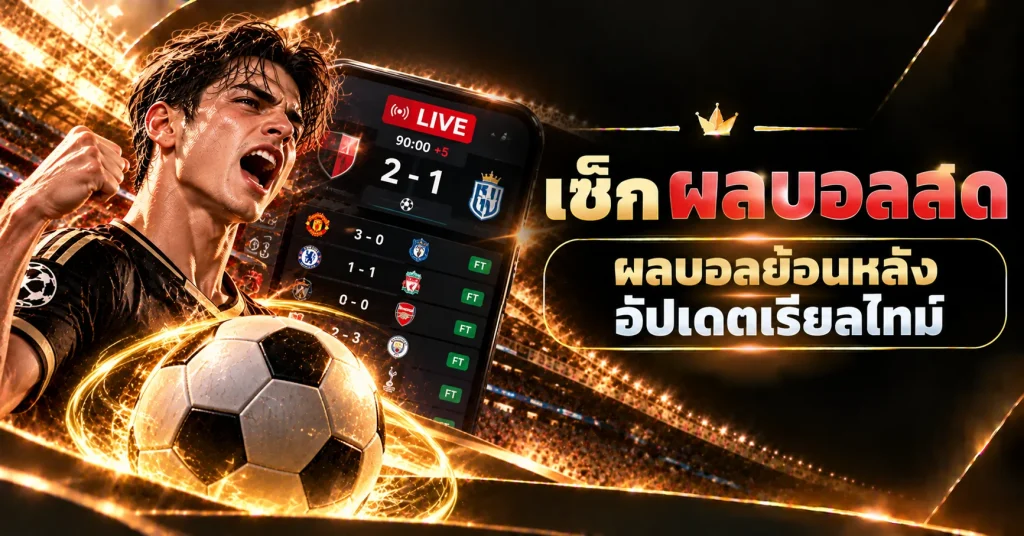 เช็กผลบอลสด
